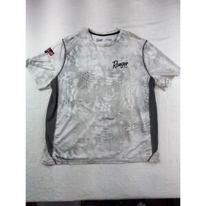 Ranger Boats Mens 2XL Grey Kryptek Camo Performance Fishing Shirt Ranger Cup